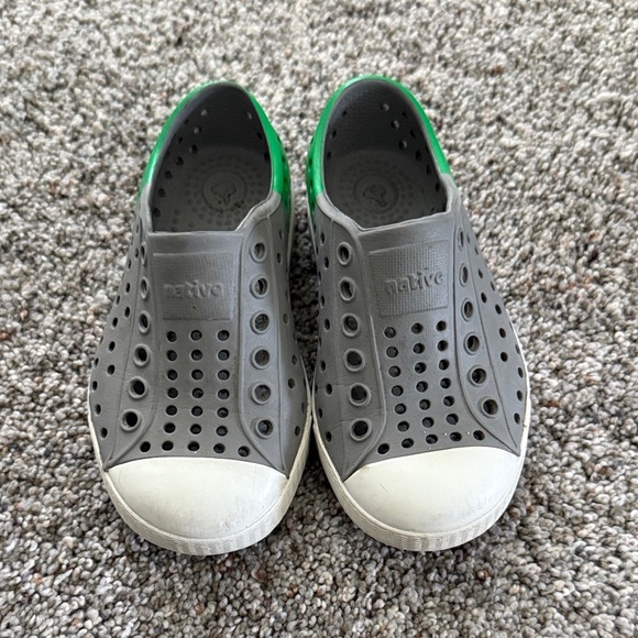 Native Shoes Other - Native Shoes Kids Gray and Green Water Shoes